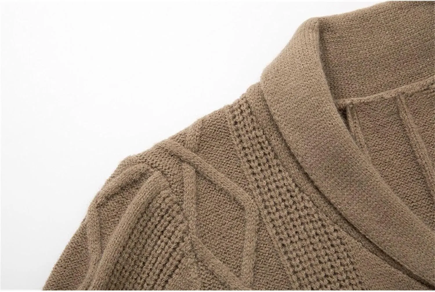 2024 Men's Shawl Collar Cardigan Sweater Multi-Color Thicken Soft Coats Button Down Knitted Sweaters Jackets with Pockets