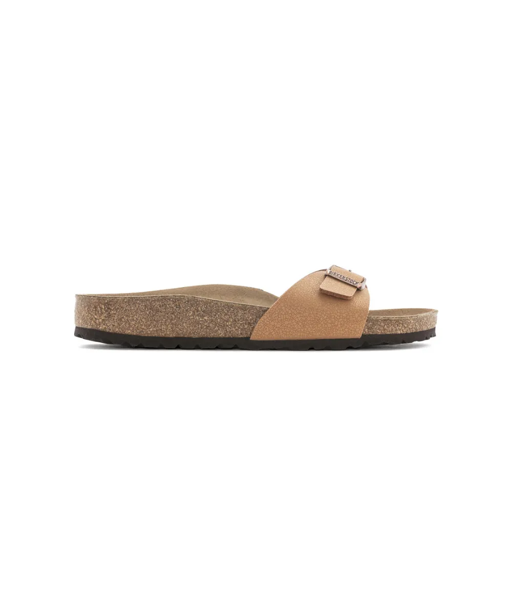 BIRKENSTOCK MADRID VEGAN NARROW FIT IN PECAN