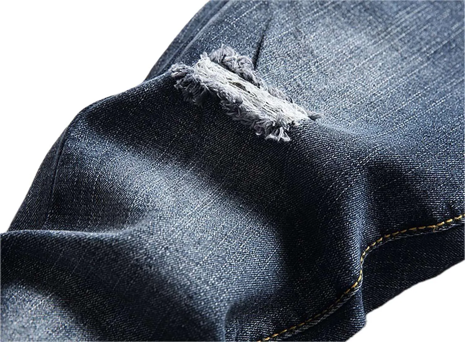 Boy's Jeans Pants Kids Ripped Skinny Jeans Casual Slim Fit Denim Jeans Trousers