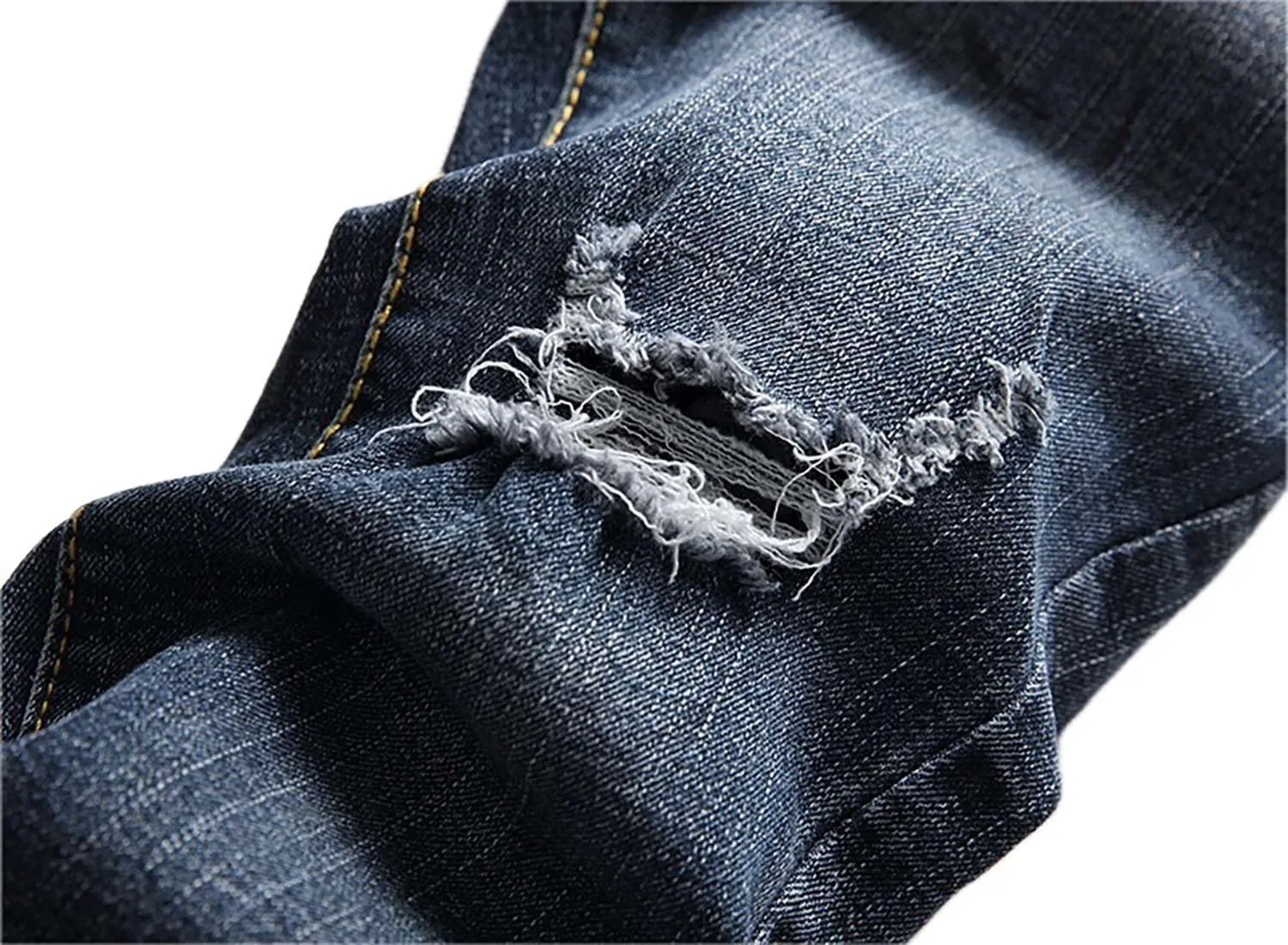 Boy's Jeans Pants Kids Ripped Skinny Jeans Casual Slim Fit Denim Jeans Trousers