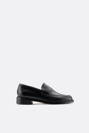 Brighton penny loafer black