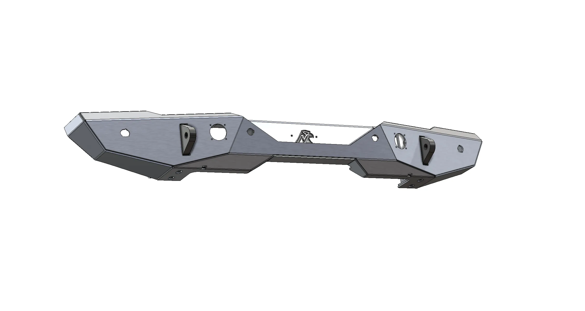 Bronco Aluminum Rear Bumper - Featherweight Series