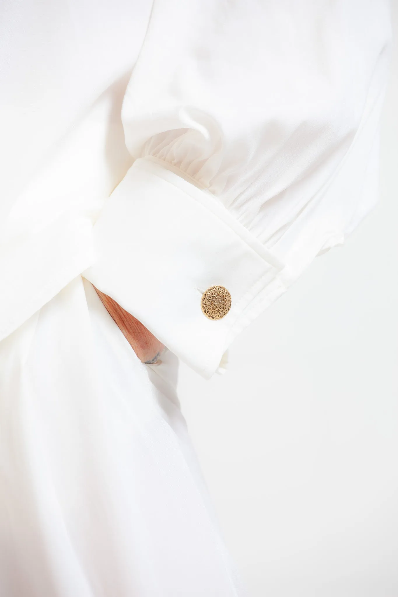 ByAdushka Chantilly Paul Silk Classic Blouse - Byadushka