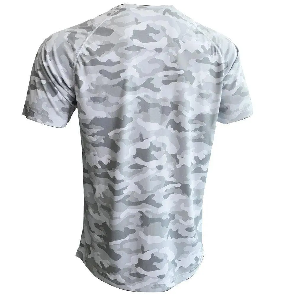 Camo Training Tee - Breathable Polyester Camo Shirt