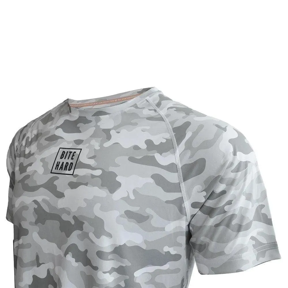 Camo Training Tee - Breathable Polyester Camo Shirt