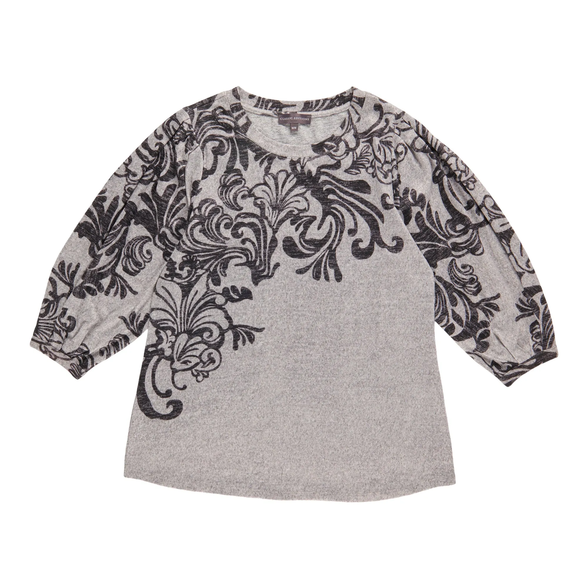 Classic Editions Women's Long Sleeve Blouse