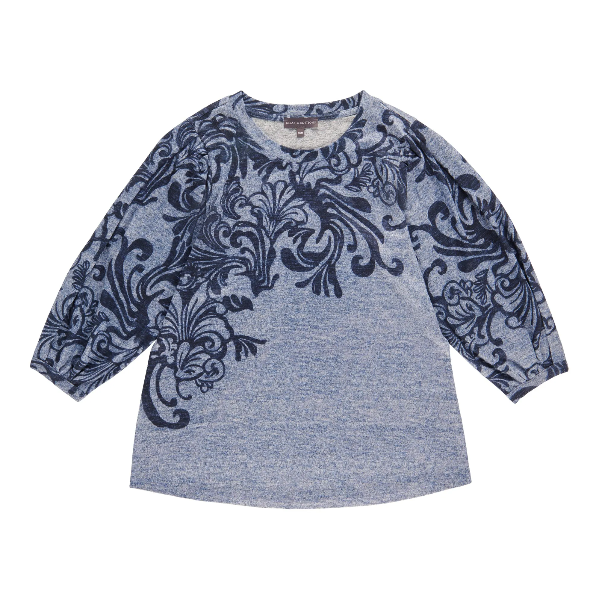 Classic Editions Women's Long Sleeve Blouse