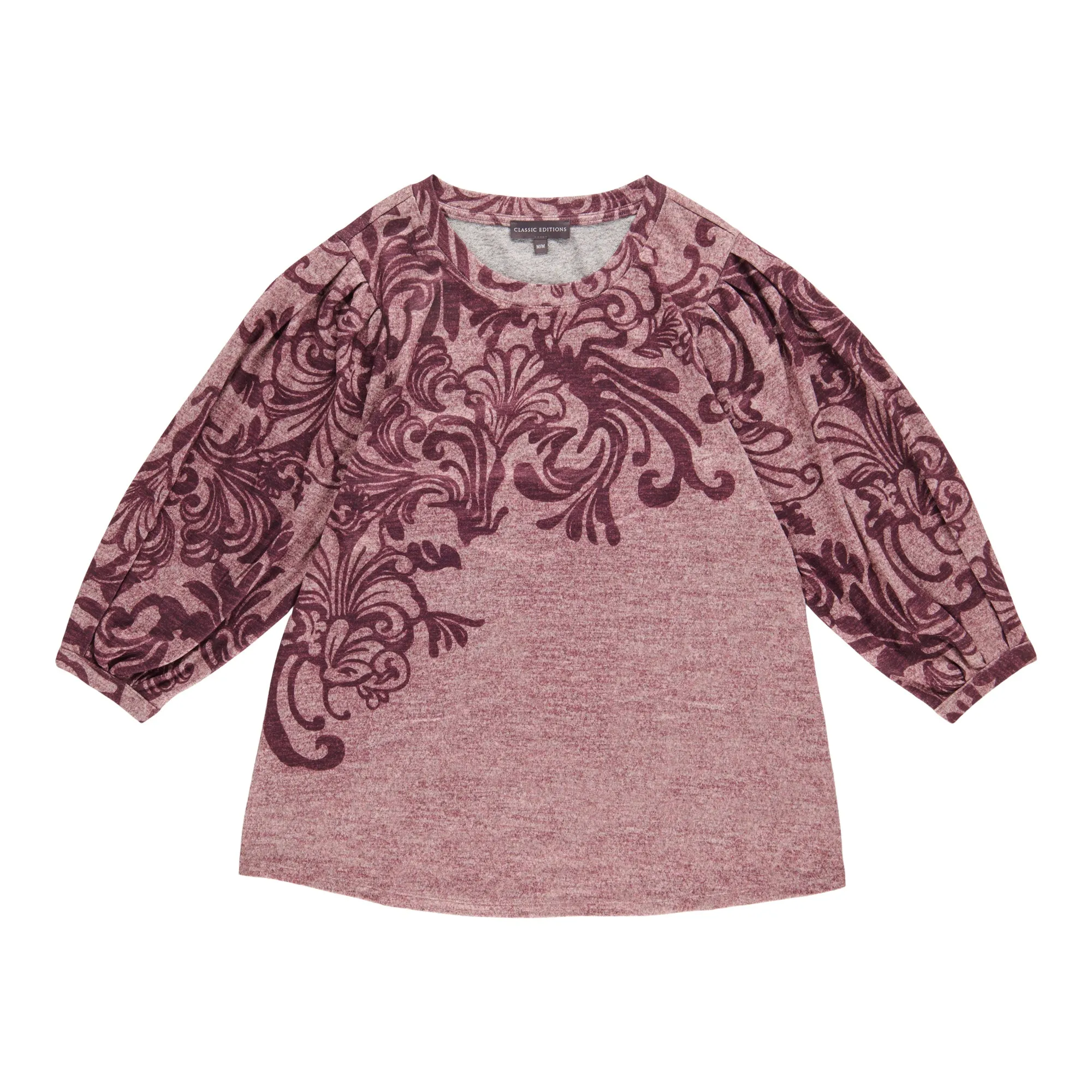 Classic Editions Women's Long Sleeve Blouse