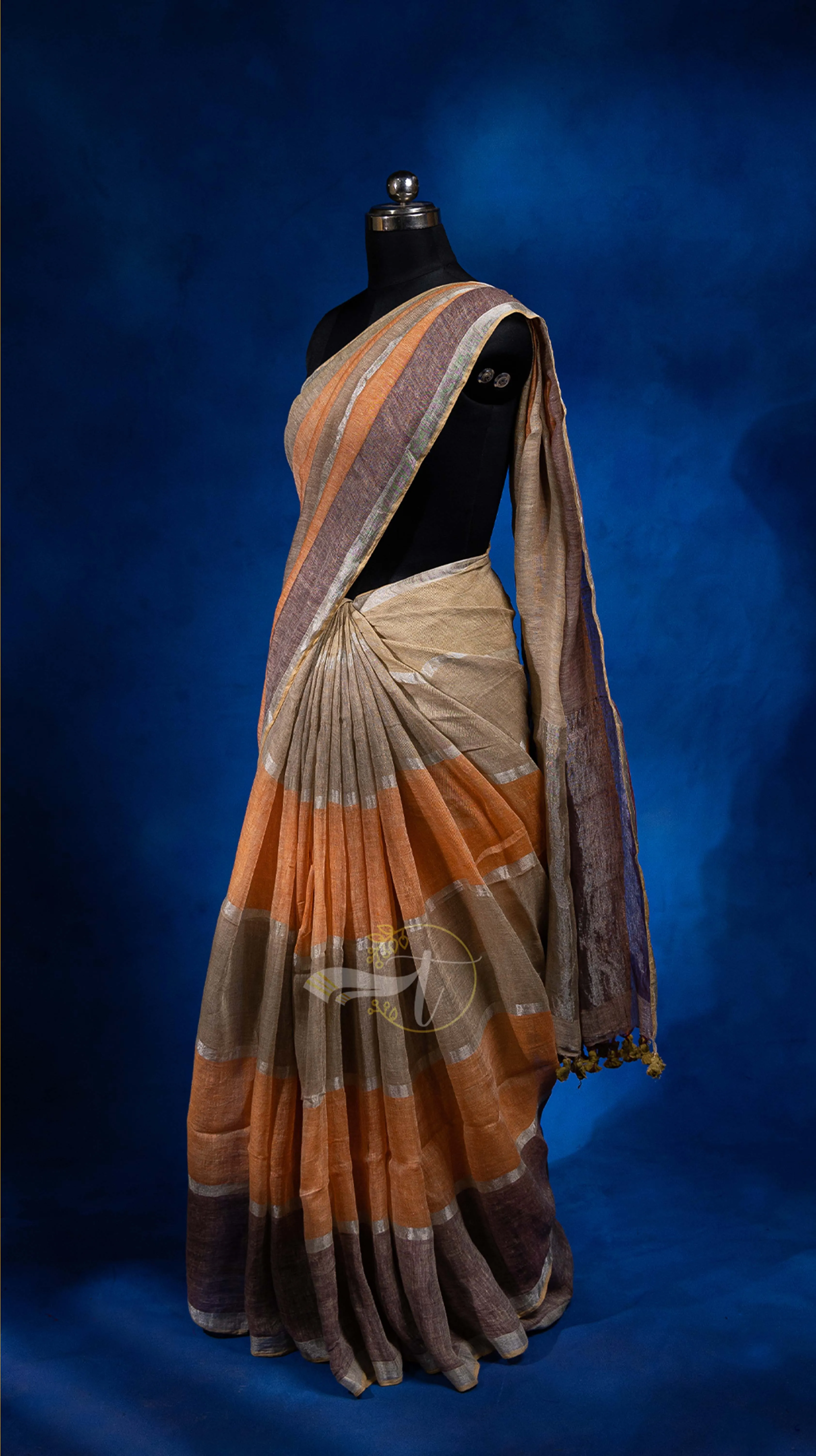 Classic Linen Saree