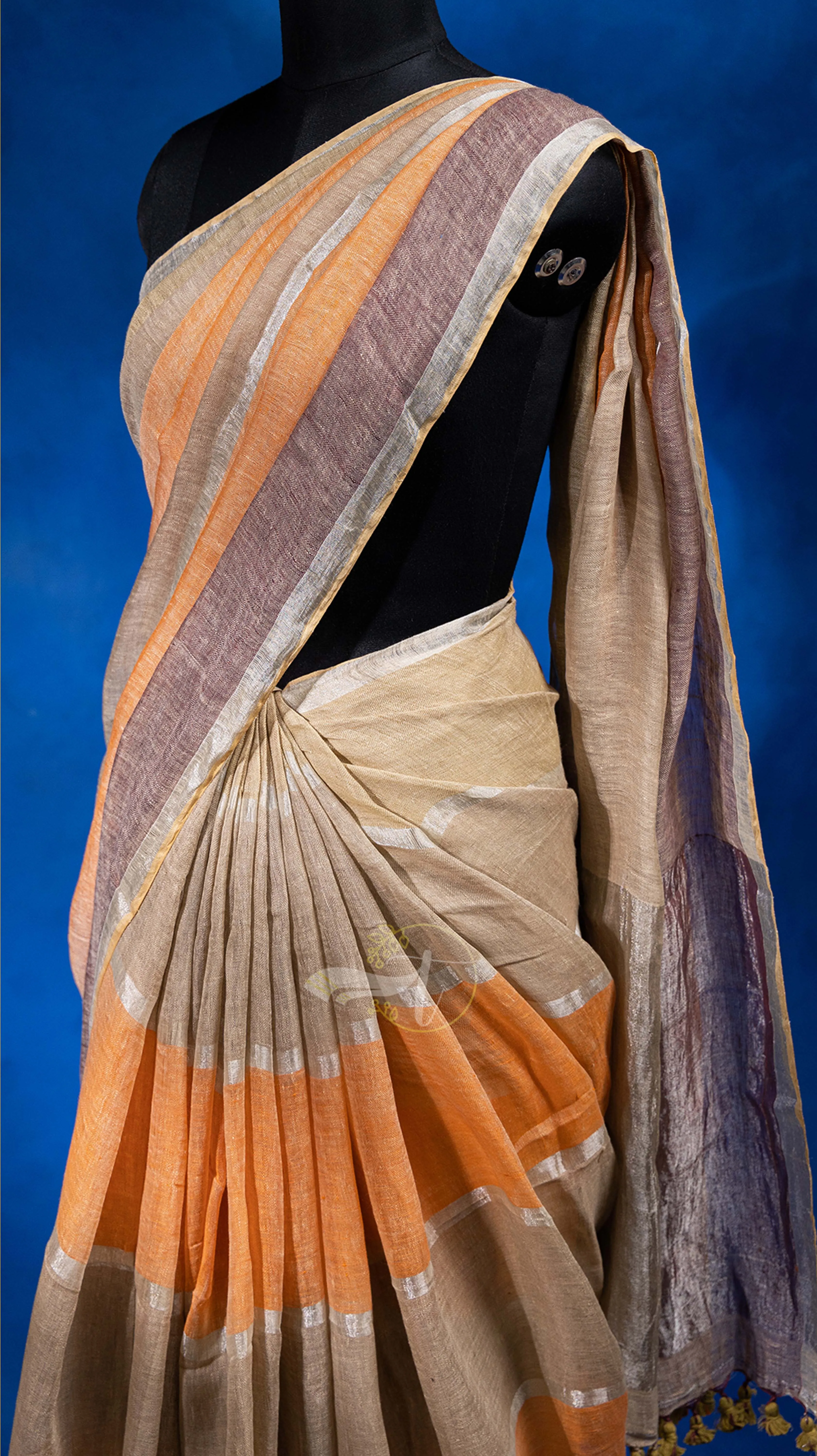 Classic Linen Saree