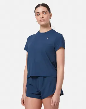 Coffee Tee in Petrol Blue