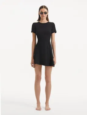 Derin Black Dress