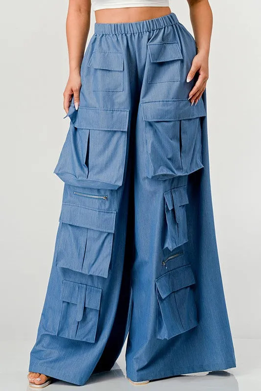 EM Wide Cargo Pants