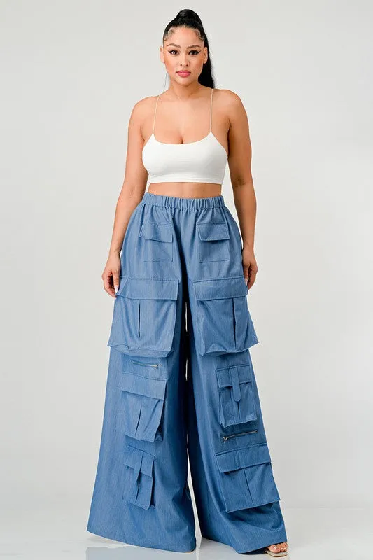 EM Wide Cargo Pants