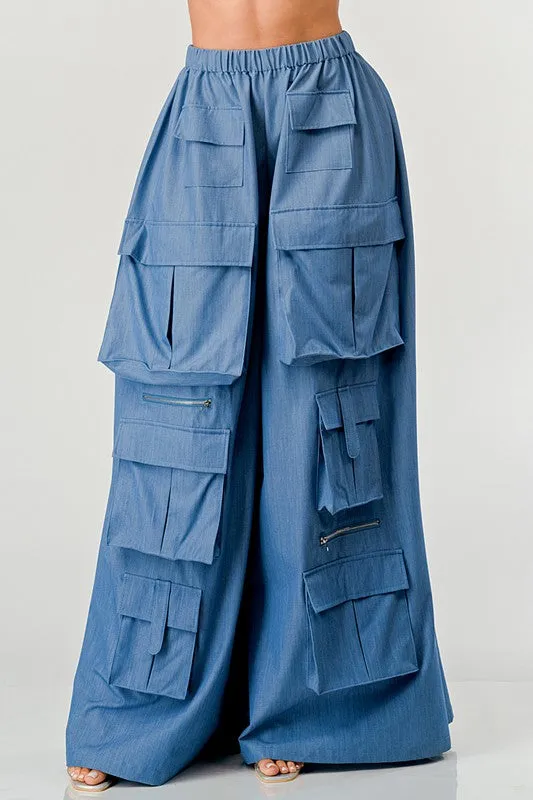 EM Wide Cargo Pants