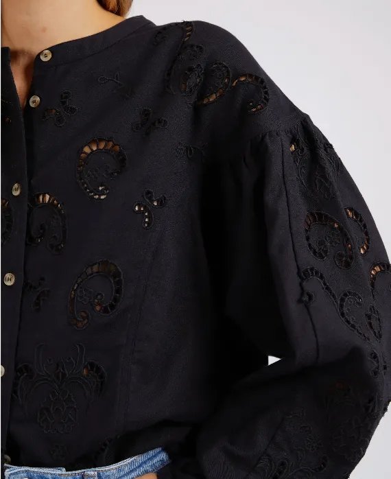 Foxwood Marlow Blouse - Black