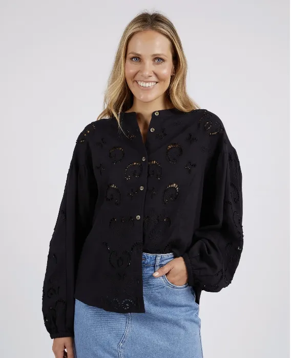 Foxwood Marlow Blouse - Black
