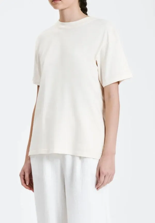 Frankie Organic Washed BF Tee Cloud
