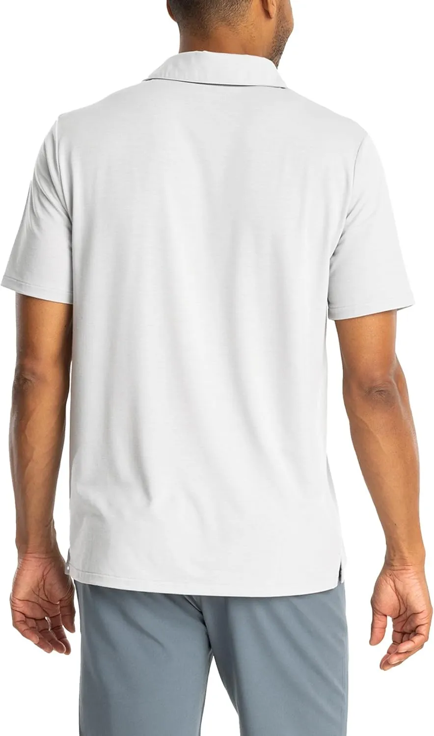 Free Fly Men’s Elevate Polo - Ultra Soft, Odor Control, Sun Protection UPF 30  Quick-Dry Mens Polo Shirts, Short Sleeve