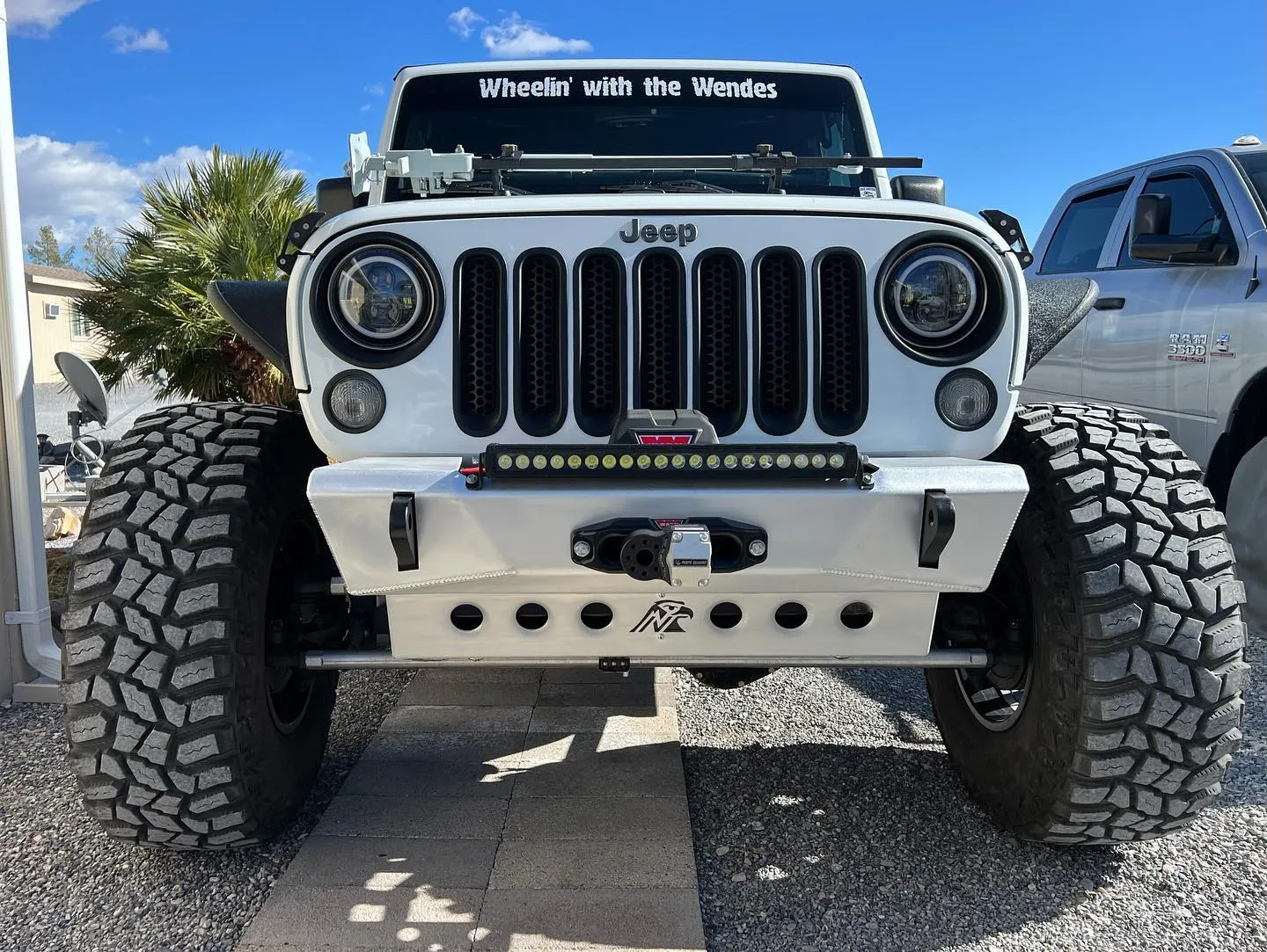 JK Aluminum Front Bumper - Featherweight Series