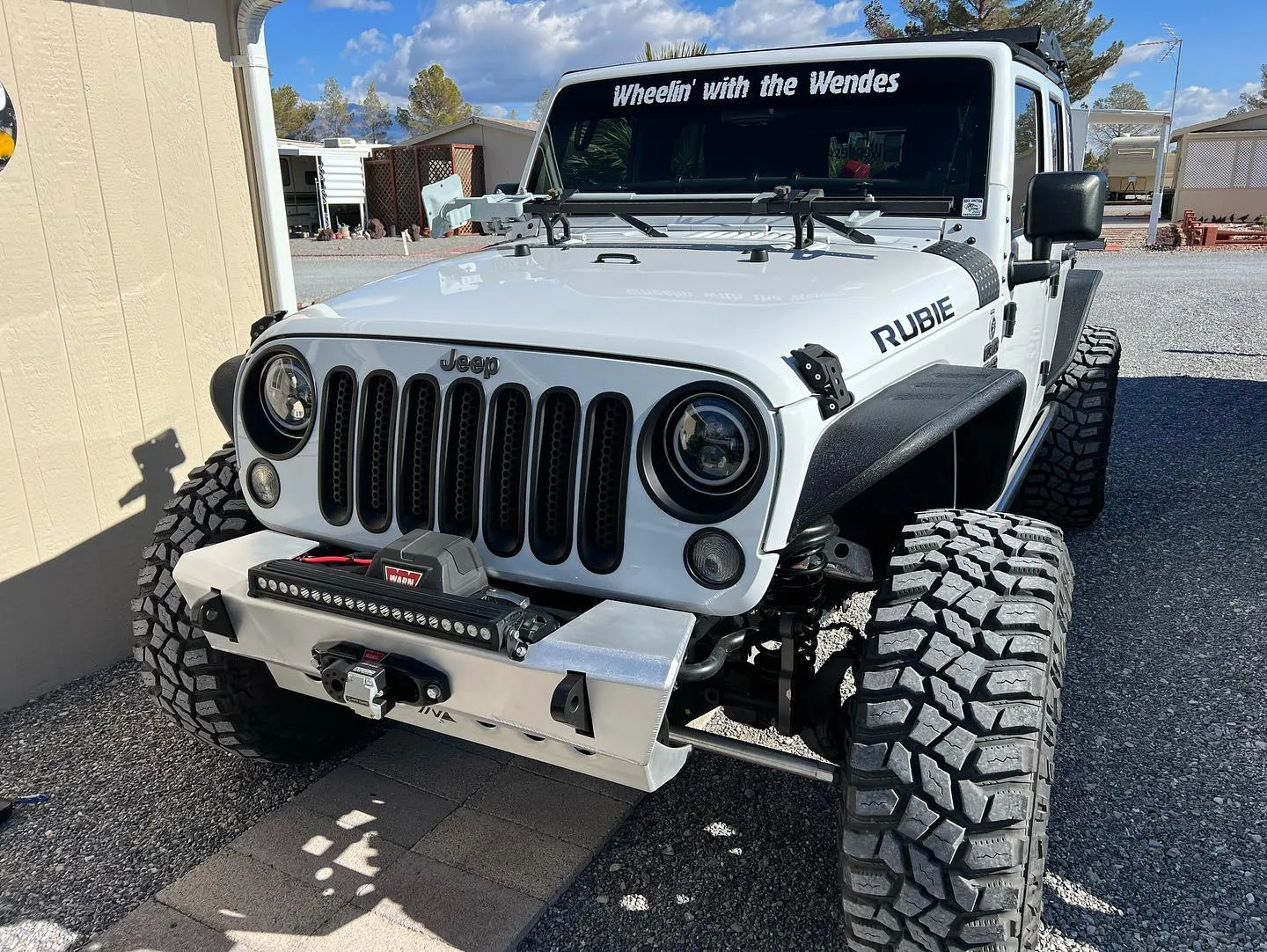 JK Aluminum Front Bumper - Featherweight Series