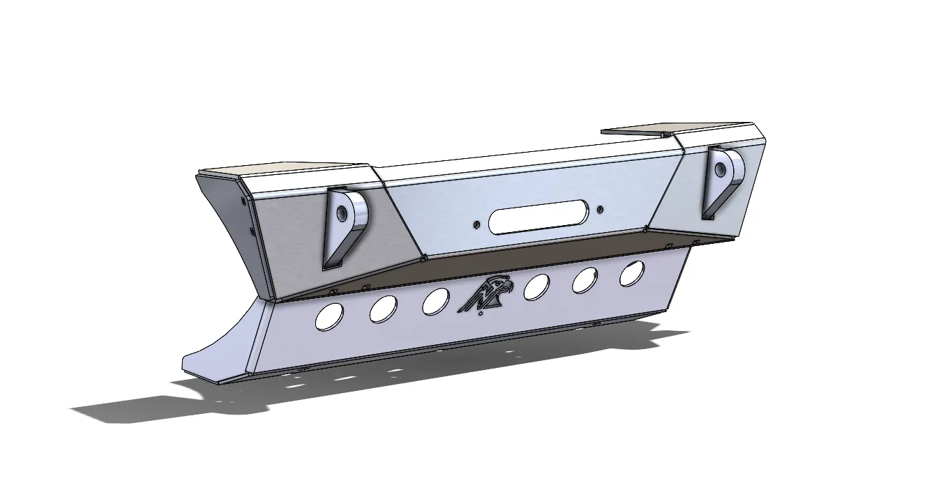 JK Aluminum Front Bumper - Featherweight Series