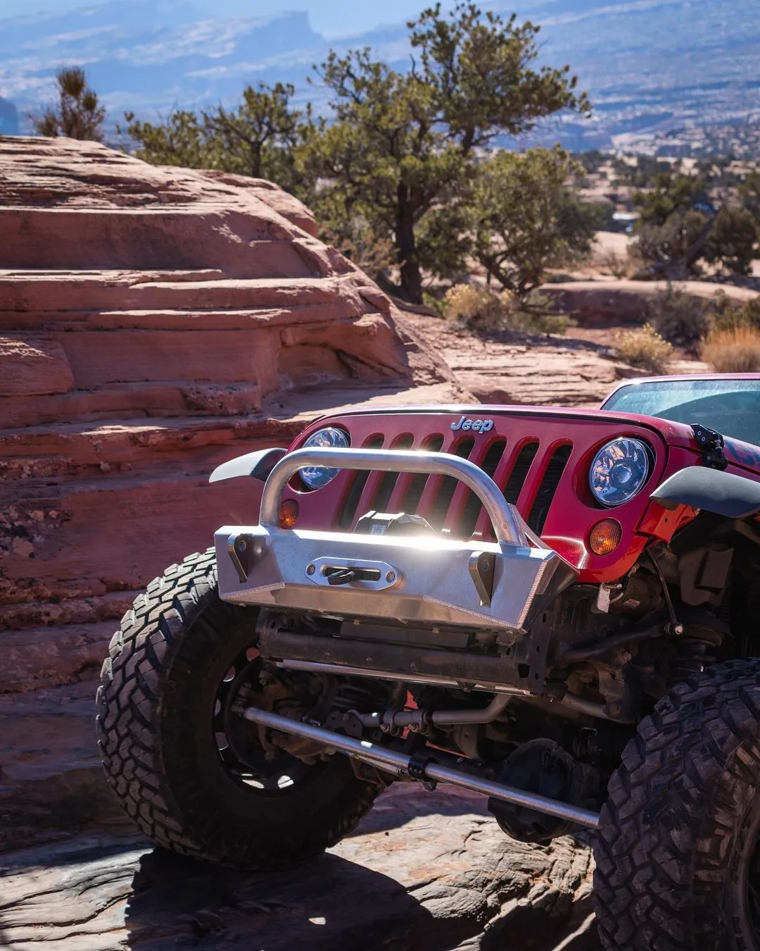 JK Aluminum Front Bumper - Featherweight Series