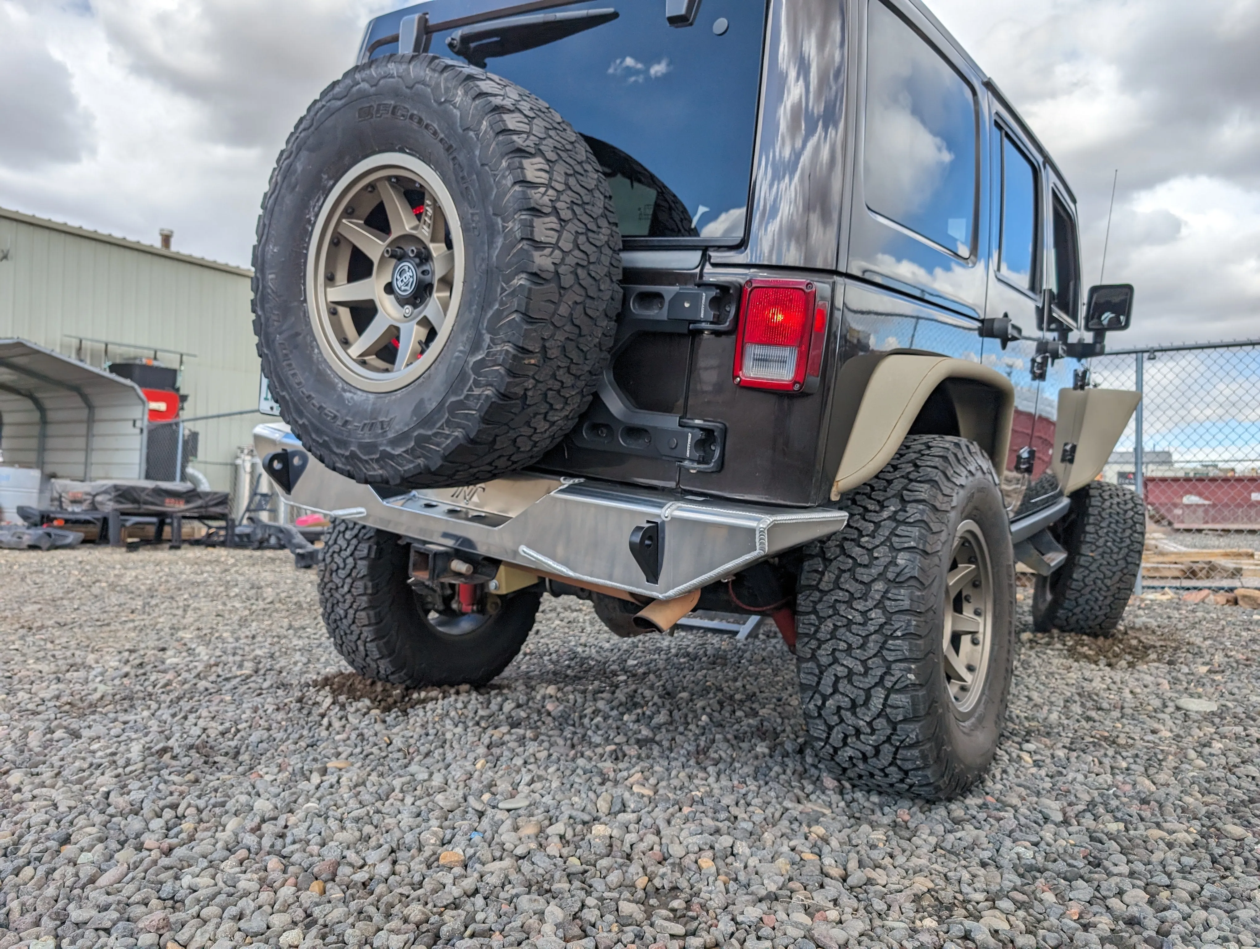 JK Aluminum Rear Bumper - Featherweight Series