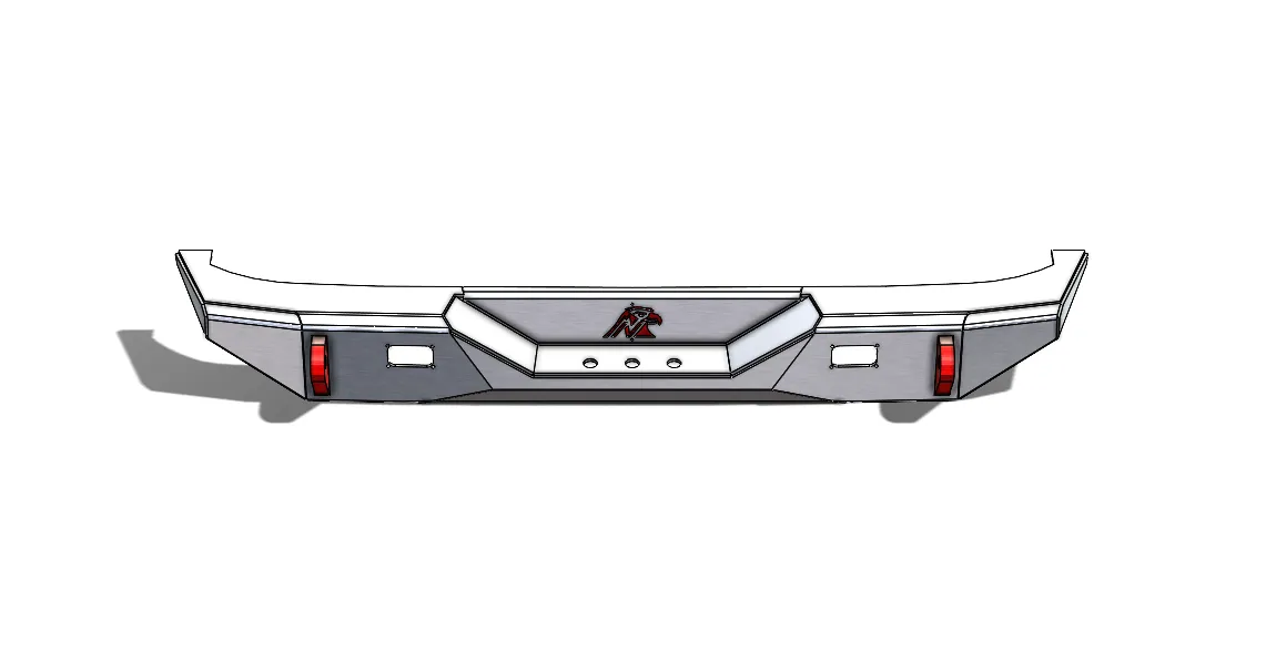 JK Aluminum Rear Bumper - Featherweight Series
