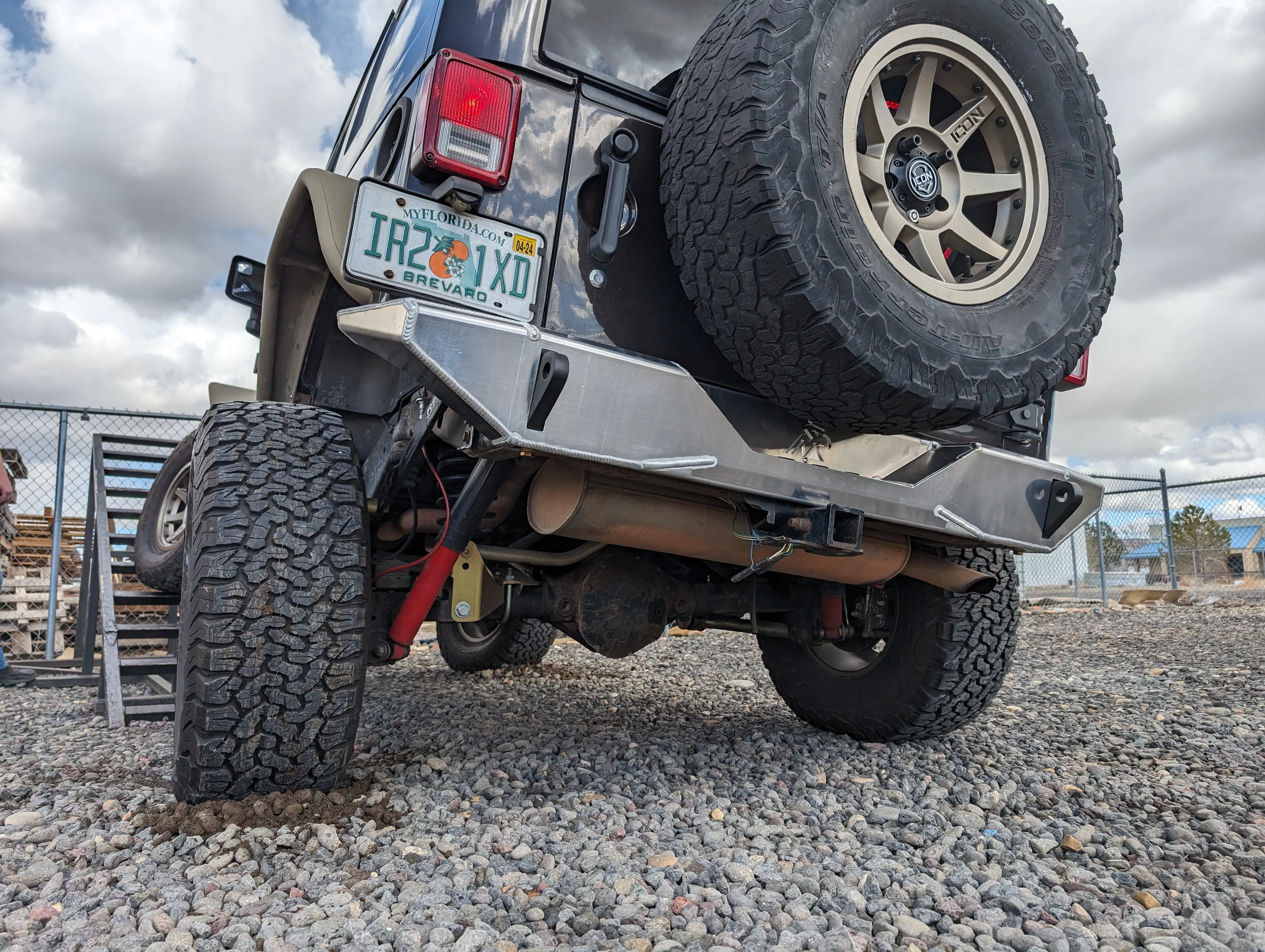 JK Aluminum Rear Bumper - Featherweight Series