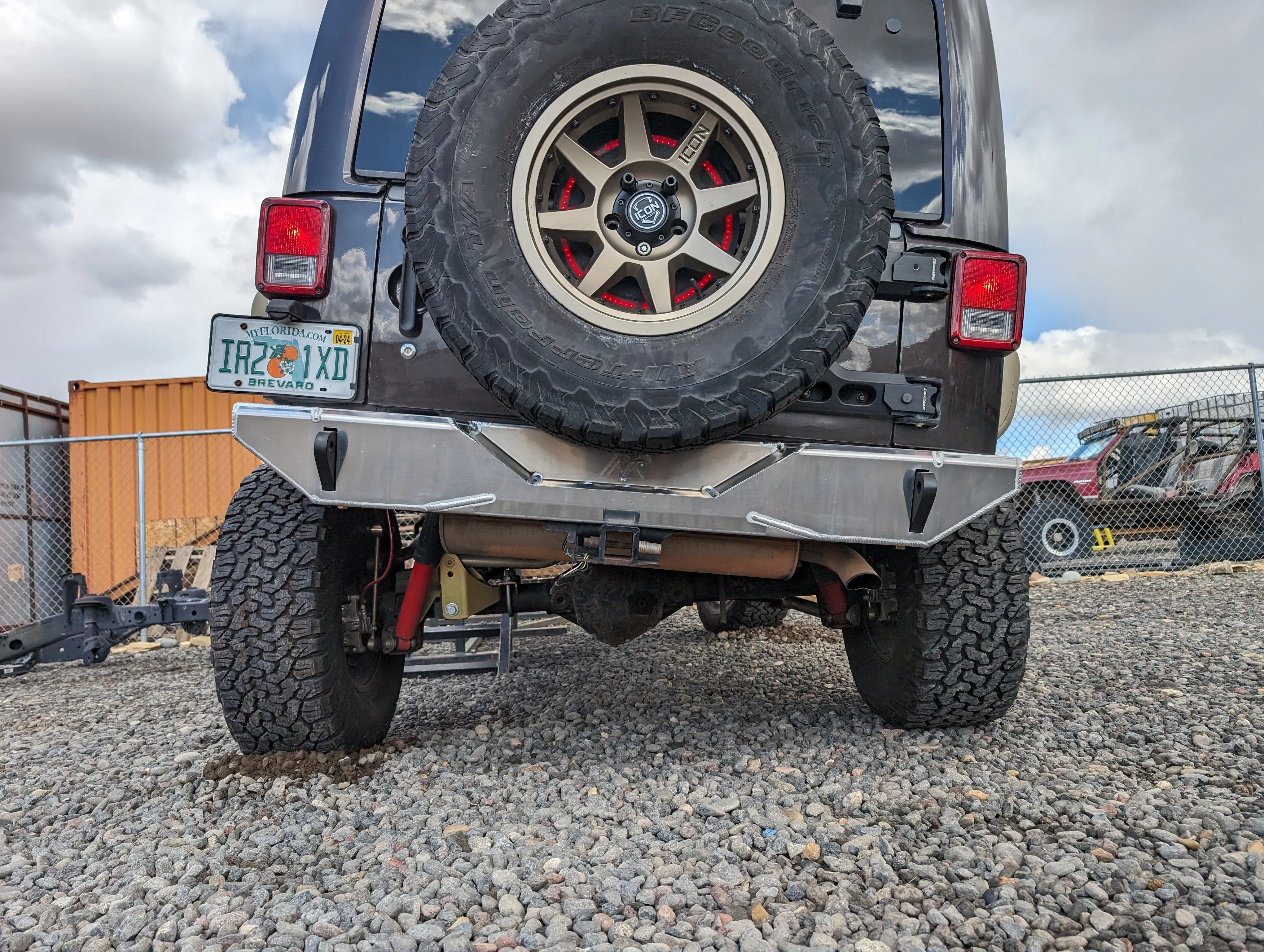 JK Aluminum Rear Bumper - Featherweight Series