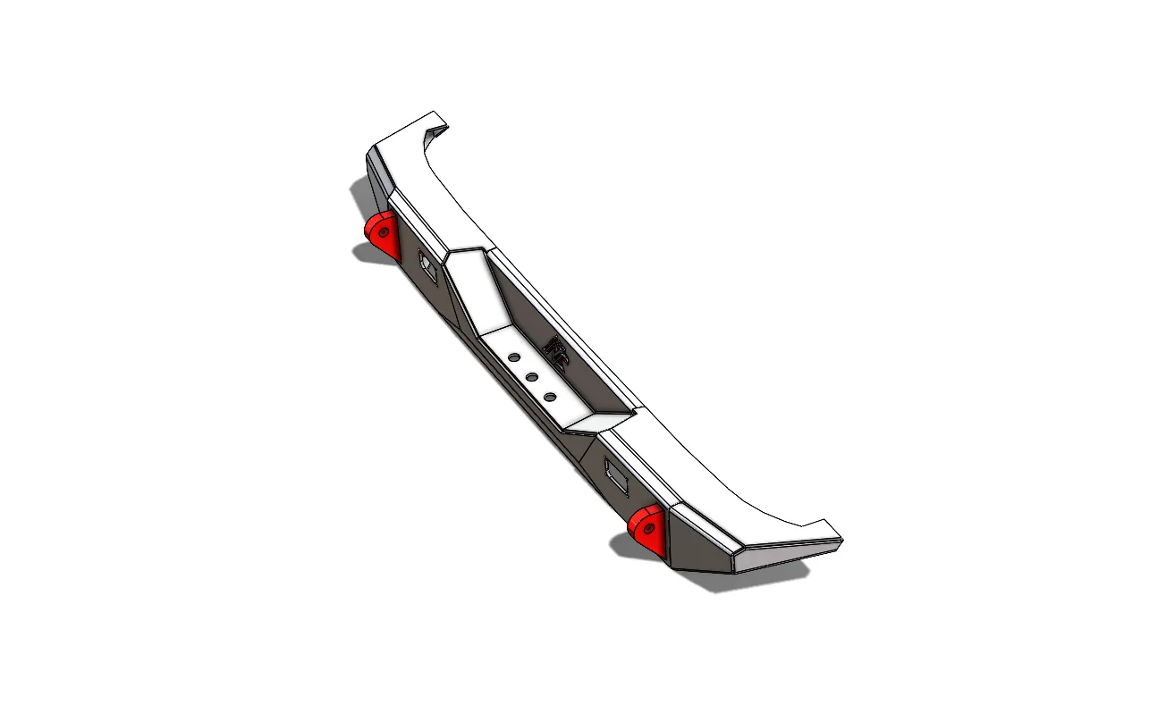 JK Aluminum Rear Bumper - Featherweight Series