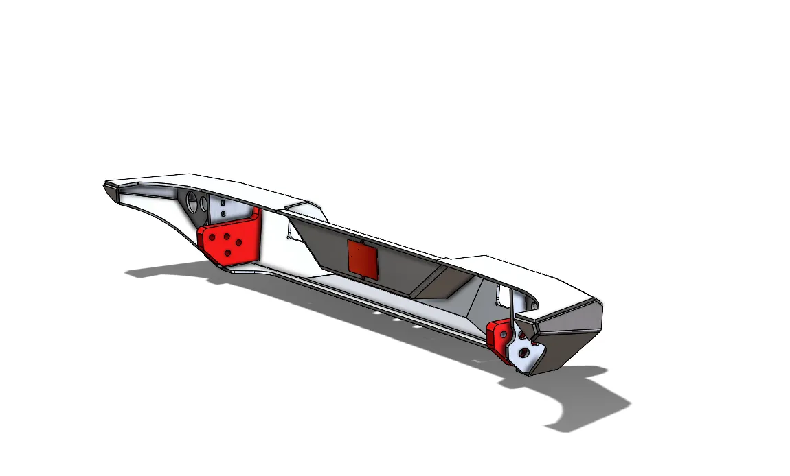 JK Aluminum Rear Bumper - Featherweight Series