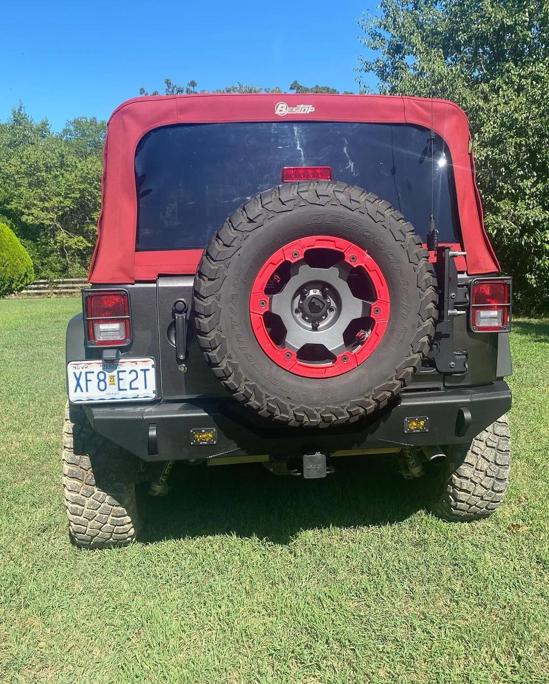 JK Aluminum Rear Bumper - Featherweight Series