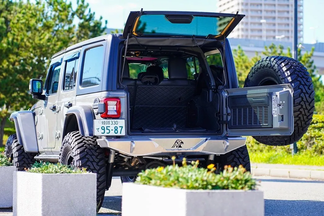 JL Aluminum Rear Bumper - Featherweight Series