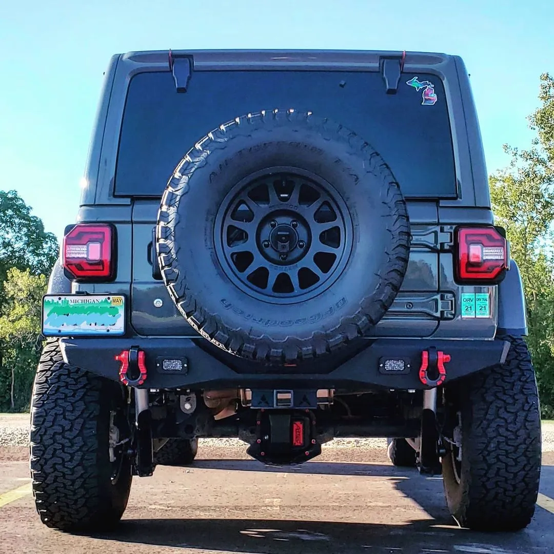 JL Aluminum Rear Bumper - Featherweight Series