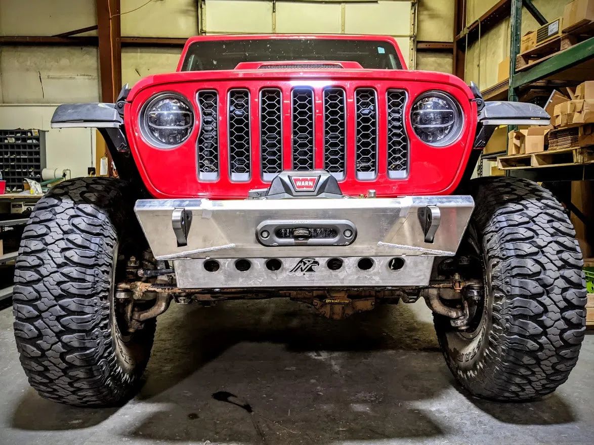 JL/JT Aluminum Front Bumper - Featherweight Series (Stubby)
