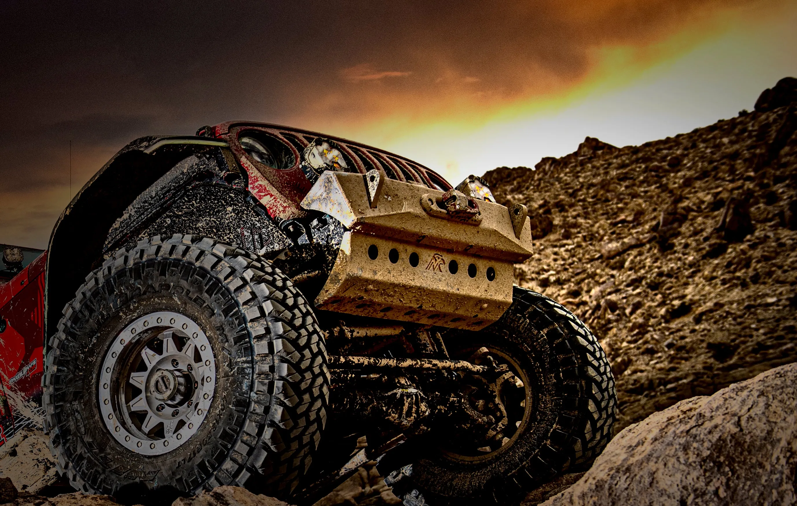 JL/JT Aluminum Front Bumper - Featherweight Series (Stubby)