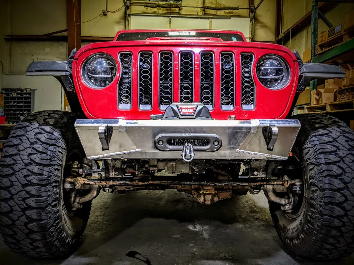 JL/JT Aluminum Front Bumper - Featherweight Series (Stubby)