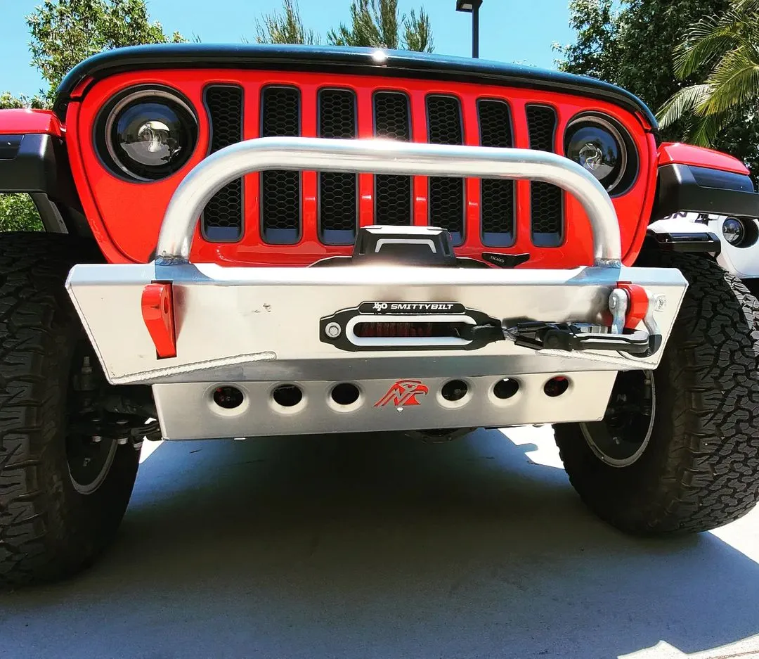 JL/JT Aluminum Front Bumper - Featherweight Series (Stubby)