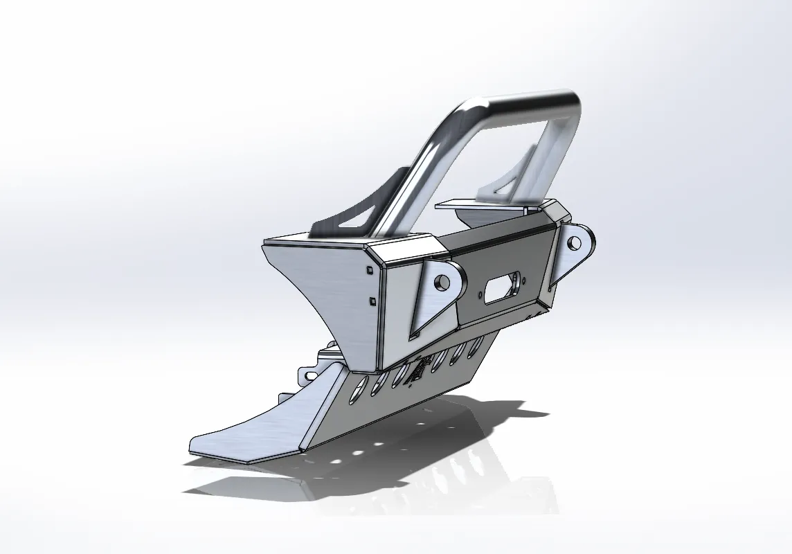 JL/JT Aluminum Front Bumper - Featherweight Series (Stubby)
