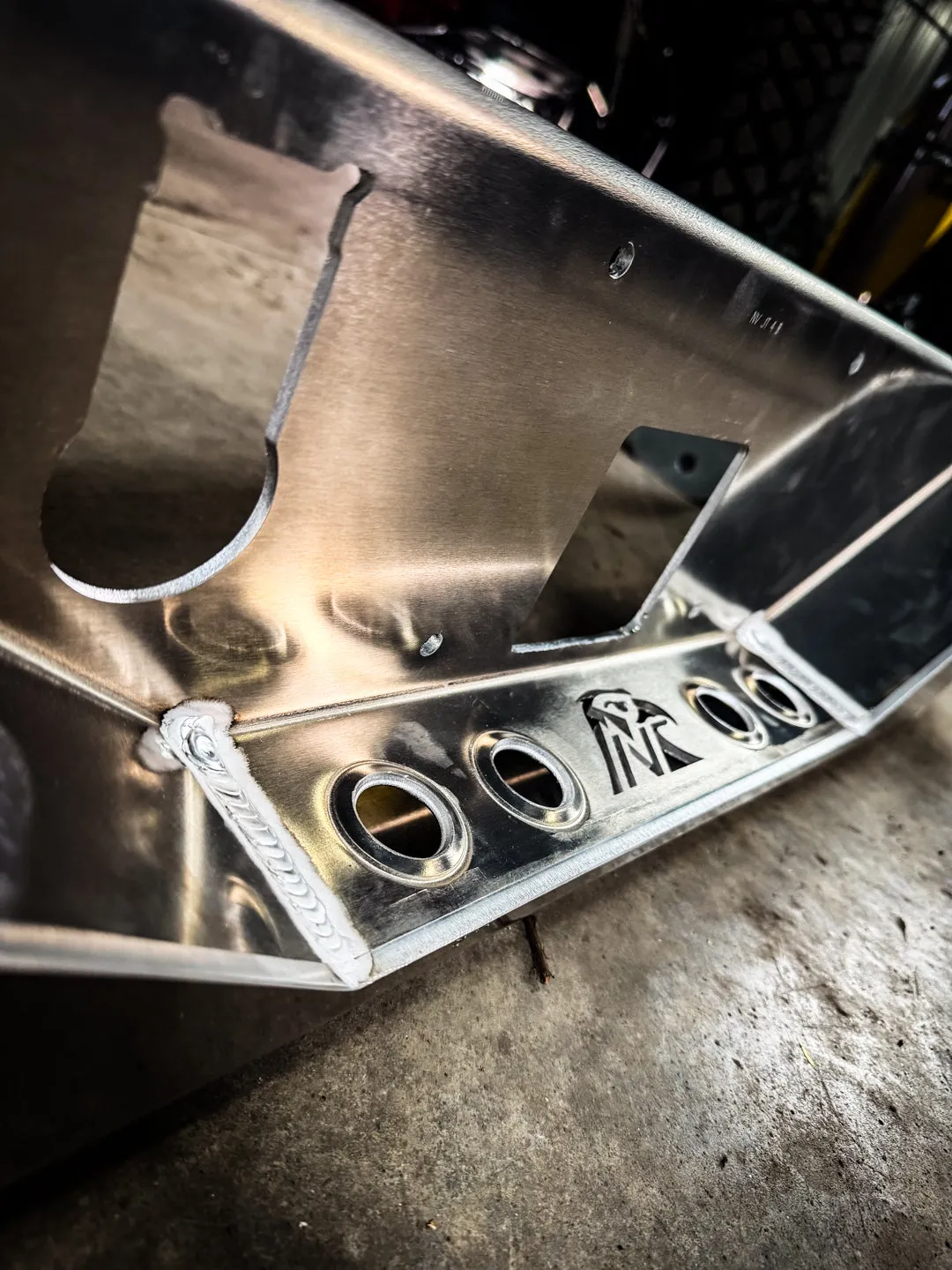 JT Aluminum Rear Bumper - Featherweight Series