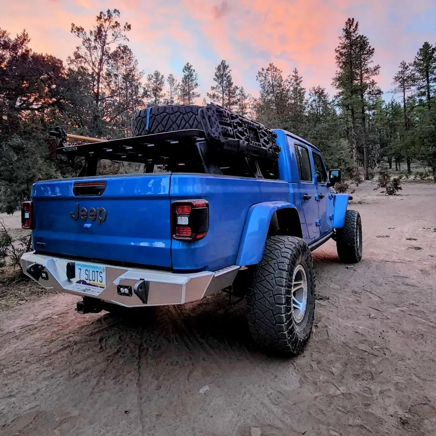JT Aluminum Rear Bumper - Featherweight Series