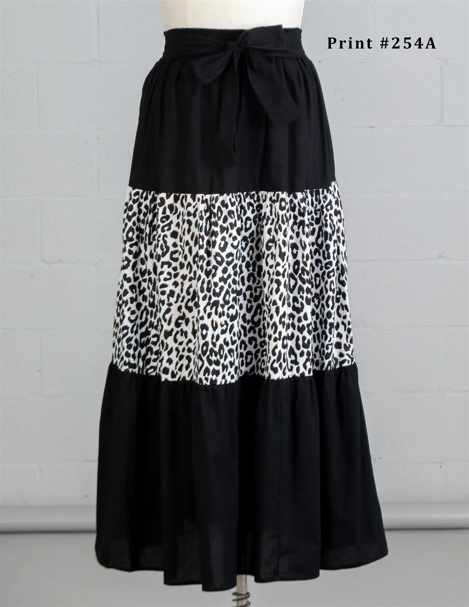 KaraChic 7514 African Print Peasant Skirt