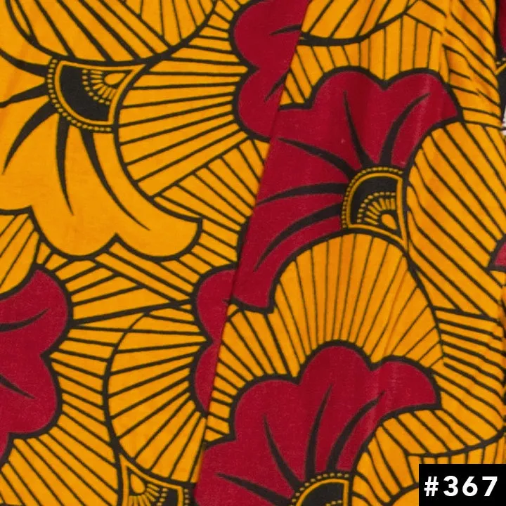 KaraChic 7514 African Print Peasant Skirt