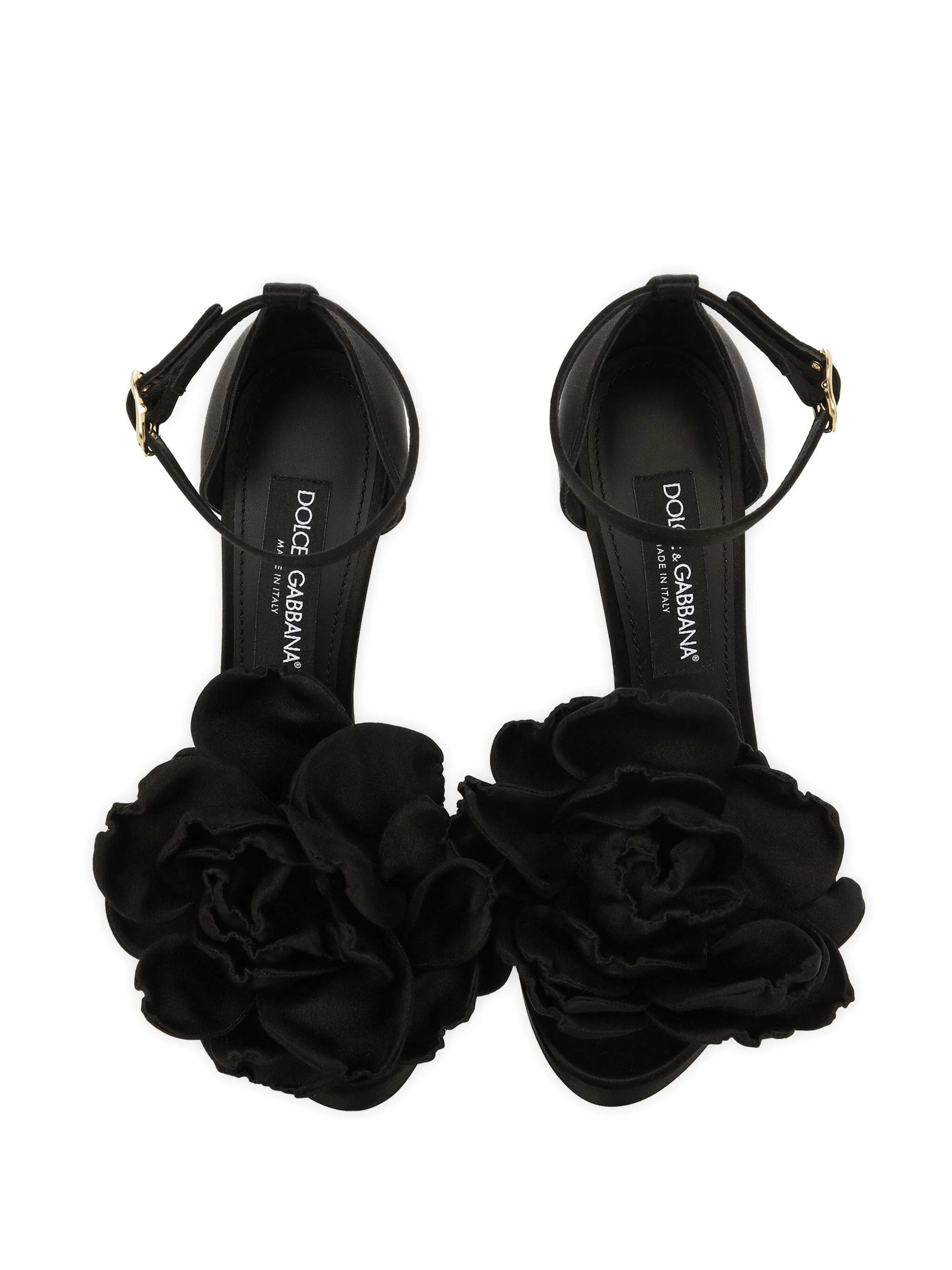 Keira 105mm Floral-Appliqué Sandals