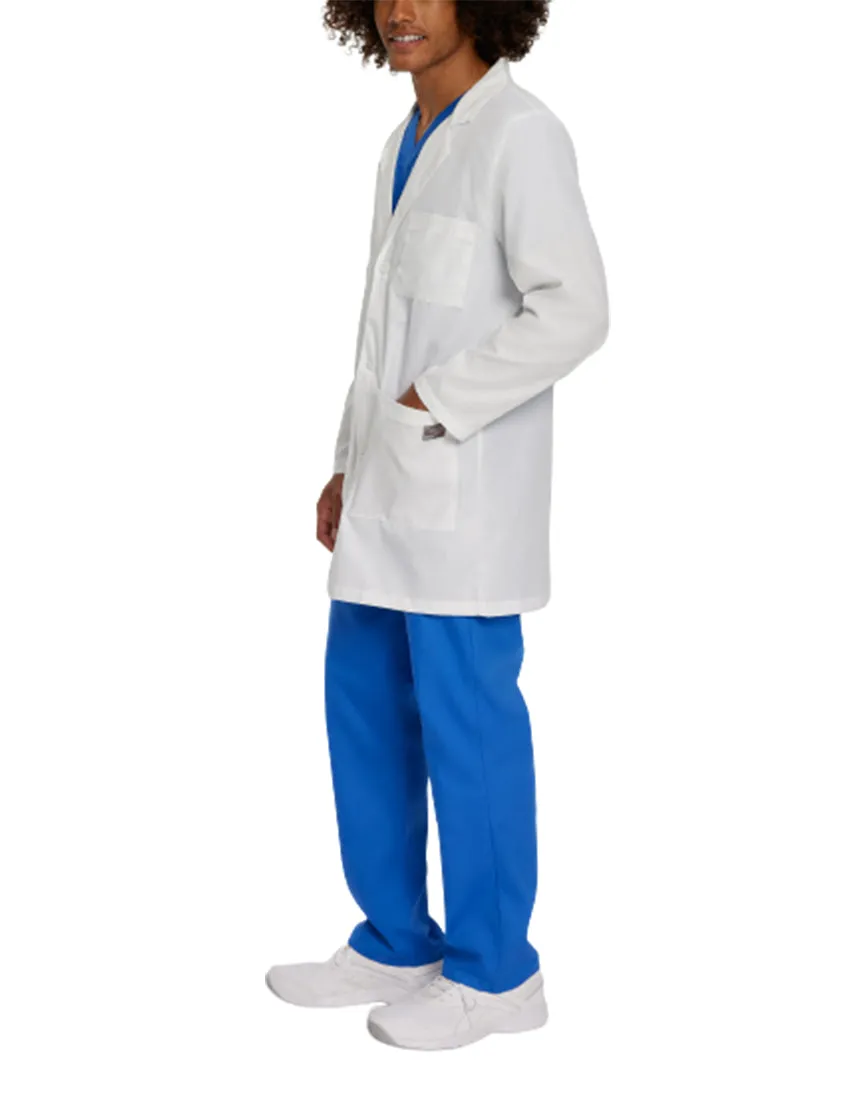 Landau Scrub Zone Unisex 3-Pocket Mid-Length Lab Coat