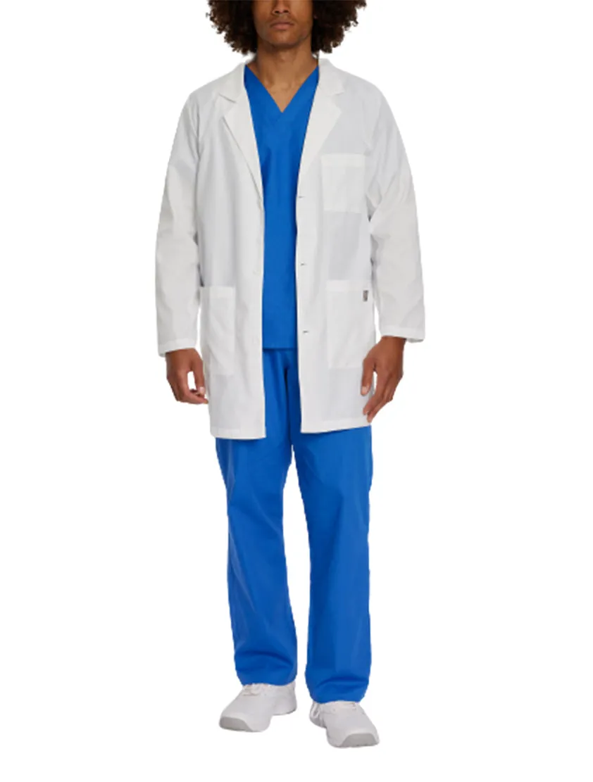Landau Scrub Zone Unisex 3-Pocket Mid-Length Lab Coat