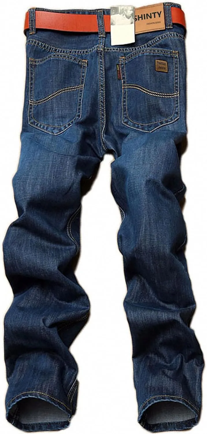 Men's Casual Style Straight Fit Jeans