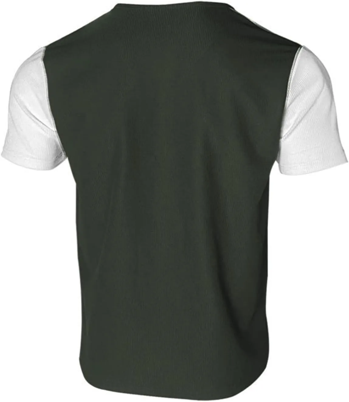Men's Color Block Waffle Knit Henley Shirt Short Sleeve Button Down Round Neck Vacation Wear Breathable Holiday Stylish Top